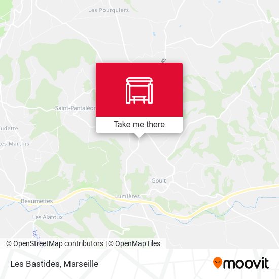 Les Bastides map