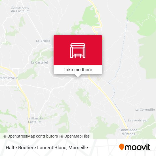 Halte Routiere Laurent Blanc map