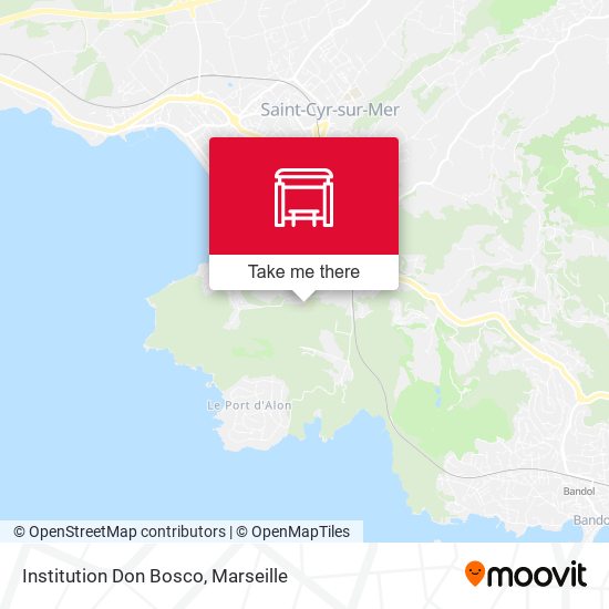 Institution Don Bosco map