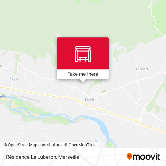 Résidence Le Luberon map