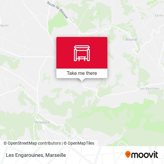 Les Engarouines map