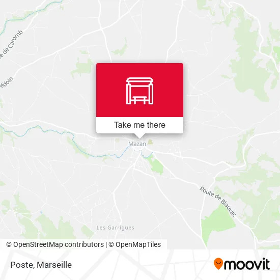 Poste map