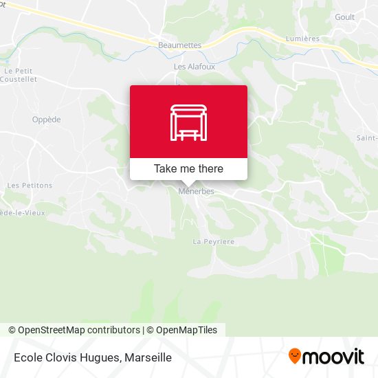 Ecole Clovis Hugues map