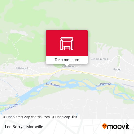 Les Borrys map