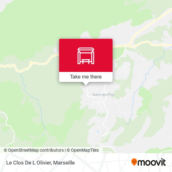 Le Clos De L Olivier map