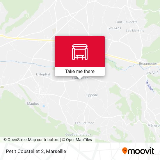 Petit Coustellet 2 map