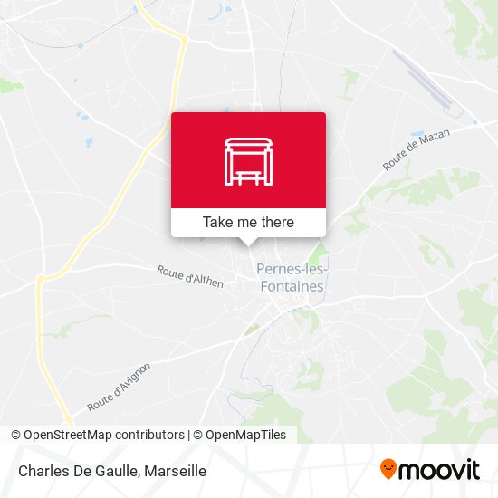 Charles De Gaulle map