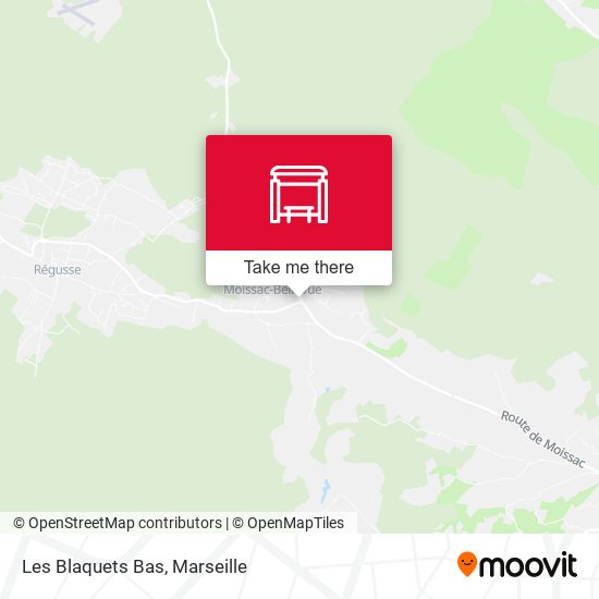 Les Blaquets Bas map