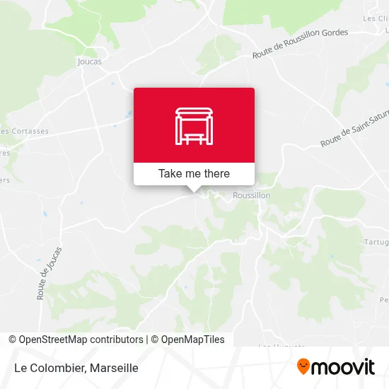Le Colombier map