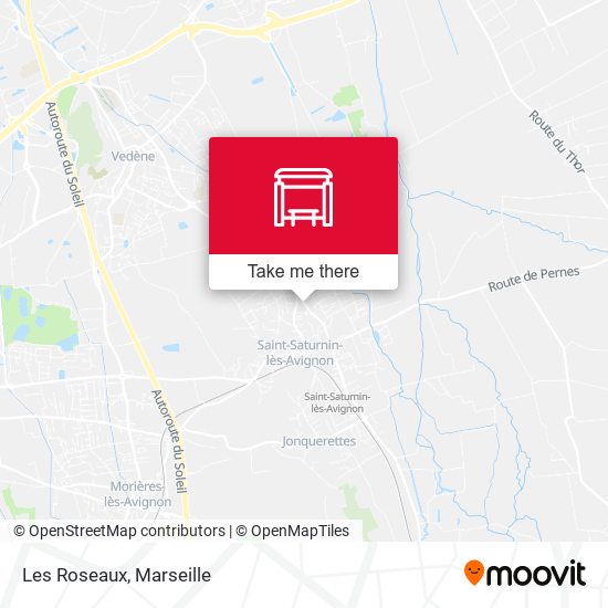 Les Roseaux map