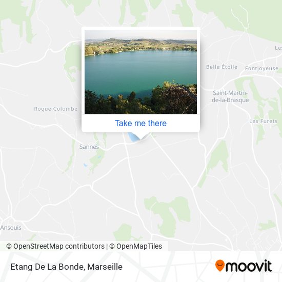 Etang De La Bonde map