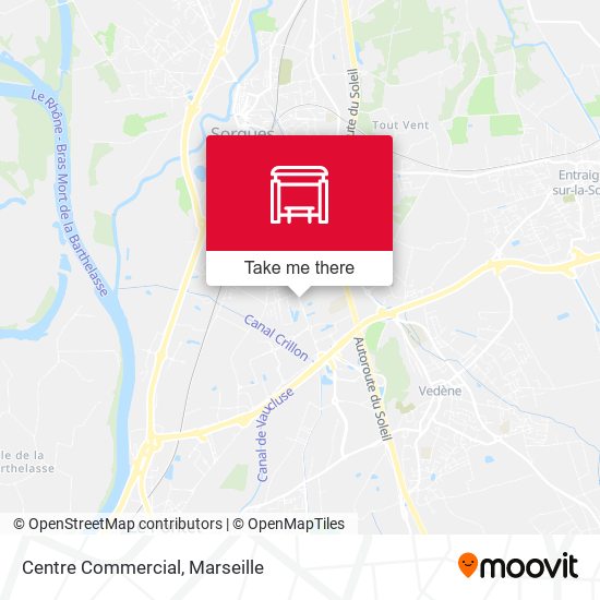 Centre Commercial map