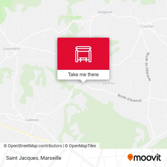 Saint Jacques map