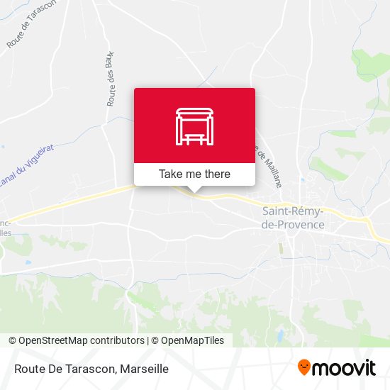 Route De Tarascon map