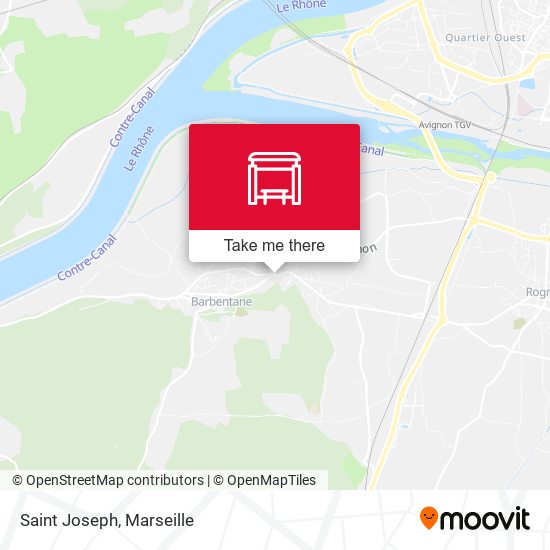 Saint Joseph map