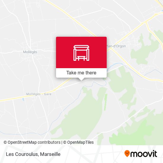 Les Couroulus map