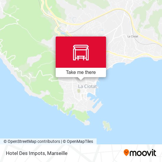 Mapa Hotel Des Impots