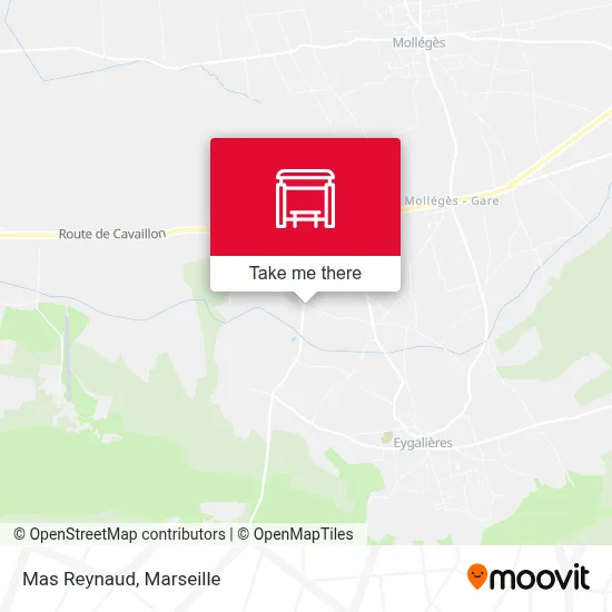 Mas Reynaud map