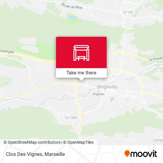 Clos Des Vignes map