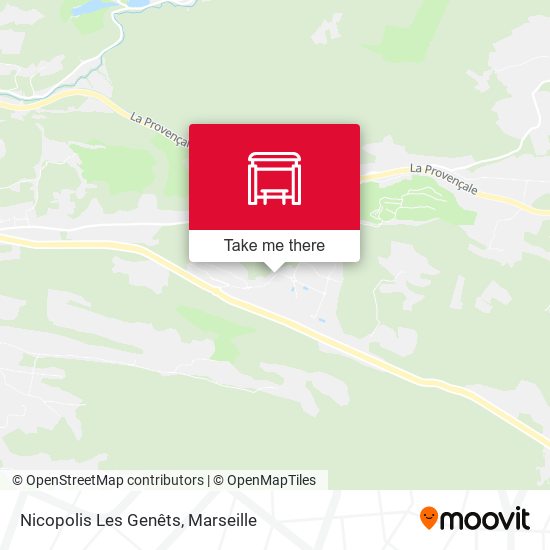 Nicopolis Les Genêts map