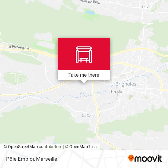 Pôle Emploi map