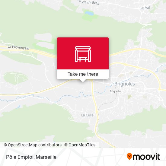 Pôle Emploi map