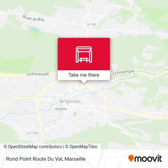 Rond Point Route Du Val map