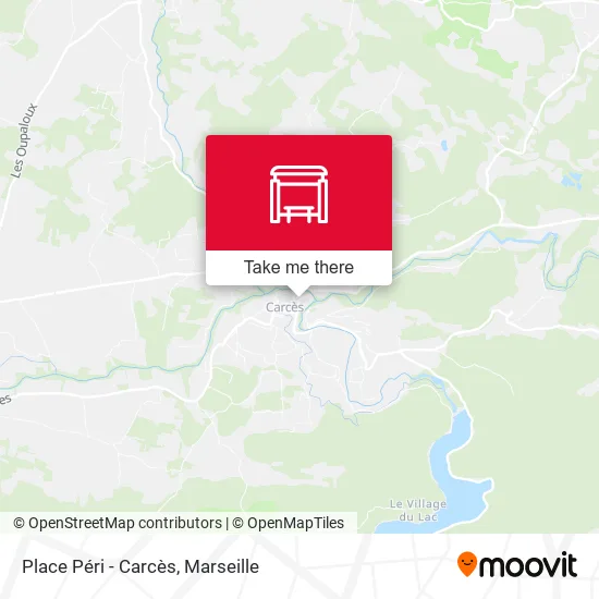 Place Péri - Carcès map