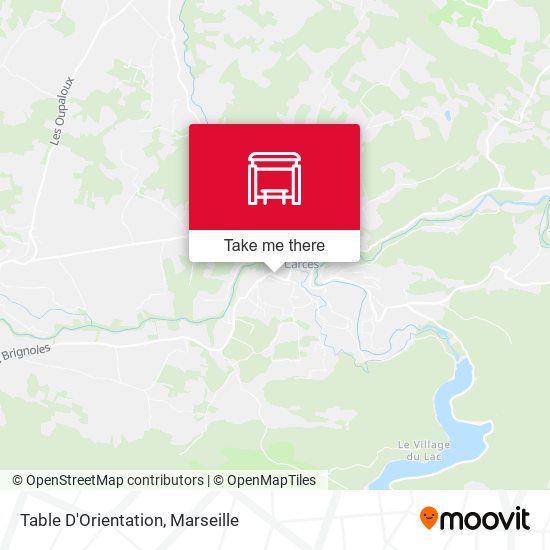 Mapa Table D'Orientation