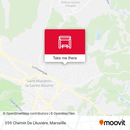 359 Chemin De L'Auvière map