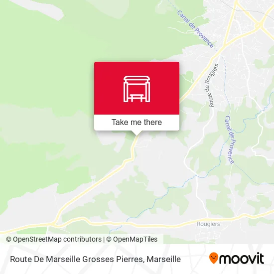 Route De Marseille Grosses Pierres map