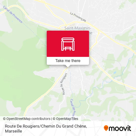 Route De Rougiers / Chemin Du Grand Chêne map