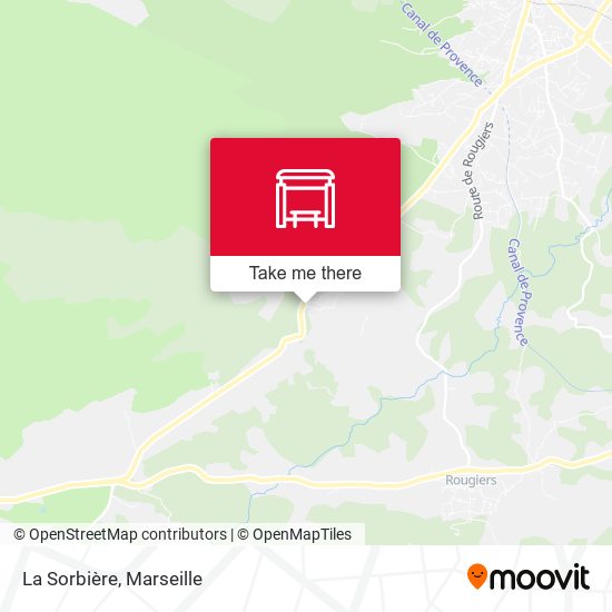 La Sorbière map