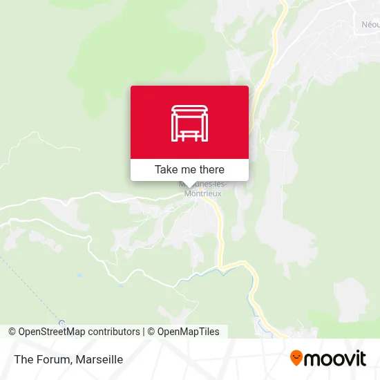 Le Forum map