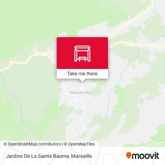 Jardins De La Sainte Baume map