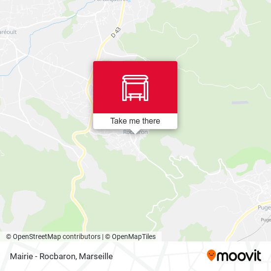 Mairie - Rocbaron map