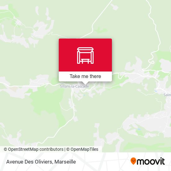 Avenue Des Oliviers map