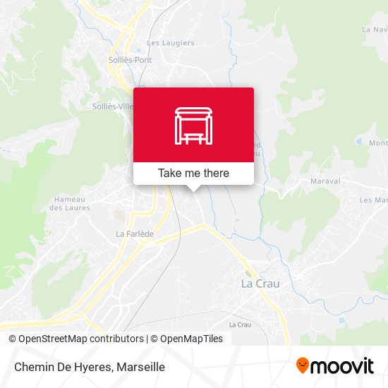 Chemin De Hyeres map