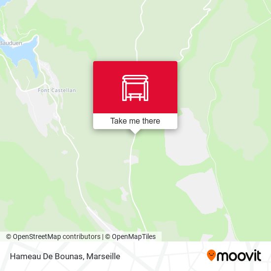 Hameau De Bounas map