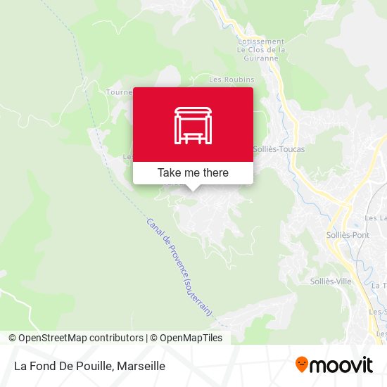 La Fond De Pouille map