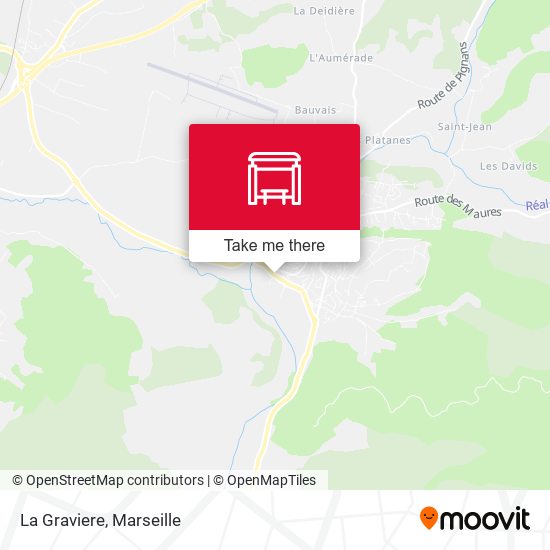 La Graviere map