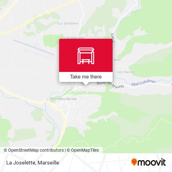 La Joselette map