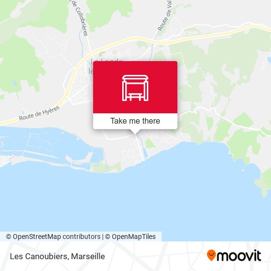 Les Canoubiers map