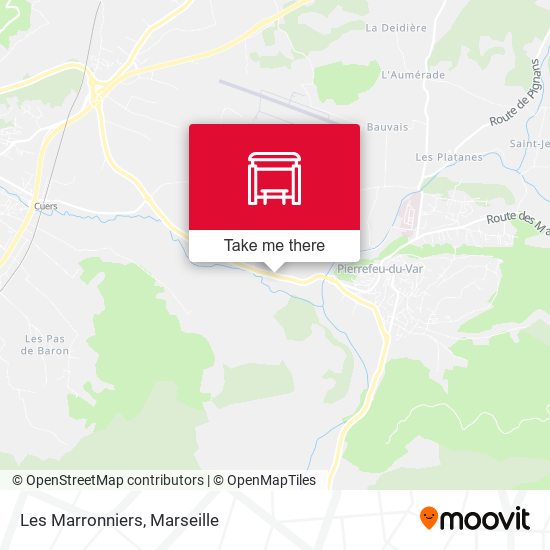 Les Marronniers map