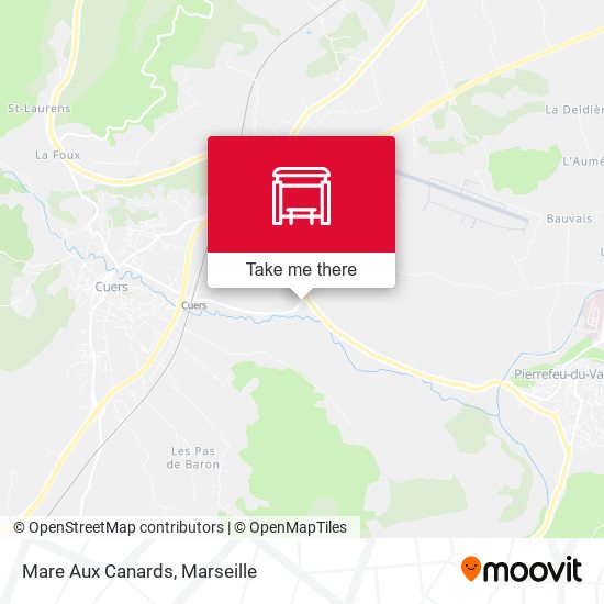 Mare Aux Canards map