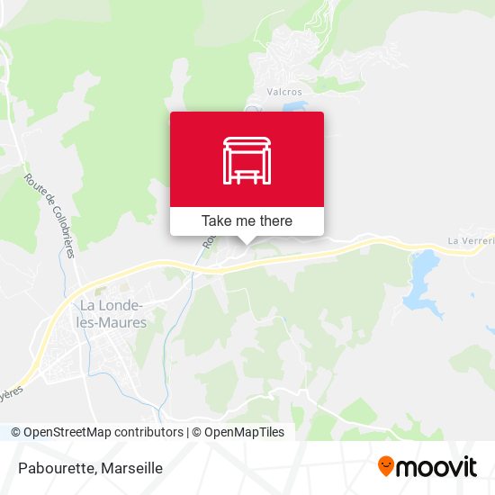 Pabourette map