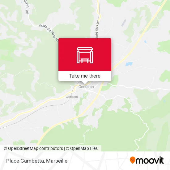 Place Gambetta map