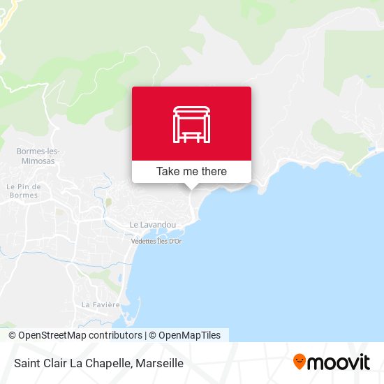 Saint Clair La Chapelle map