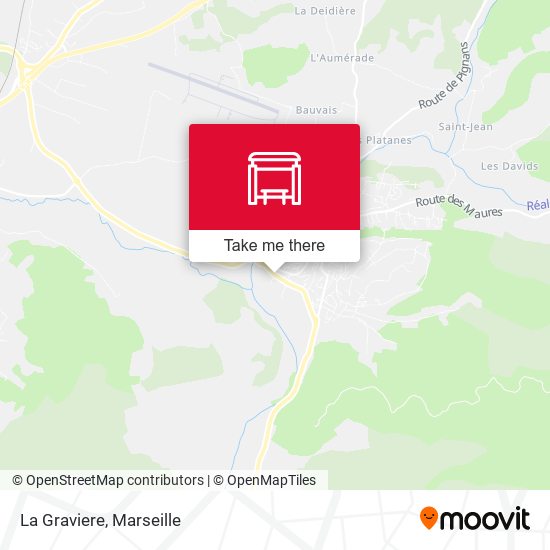 La Graviere map