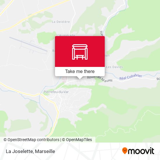 La Joselette map